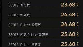 大众“途观L PRO”正式上市，起步价涨至23.68万