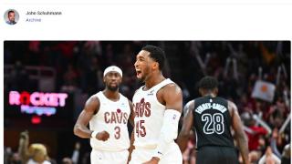 NBA战力榜更新：骑士12连胜登顶 勇士升至第2 火箭超湖人快船