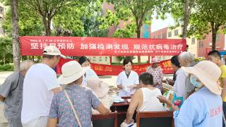 济宁高新区疾控中心开展世界肝炎日宣传系列活动