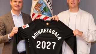 毕尔巴鄂和23岁门将阿吉雷萨瓦拉续约至2027年