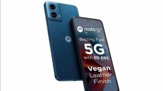 moto G35 5G配备4850mAh电池，支持20W充电