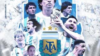 阿根廷足协成立130周年纪念日南美足协发文祝贺