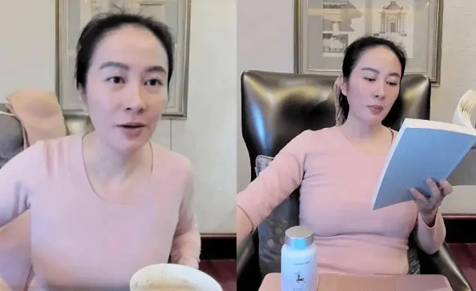 TVB前花旦直播吓到网友！秒变大妈、腰间赘肉明显！