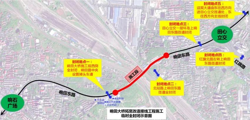 响田大桥拓宽改造接线工程全封闭施工