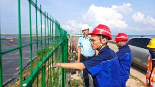 洋浦港区航道改扩建工程SG01标段项目部全力防台