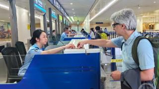今年来重庆江北国际机场口岸出入境人员突破100万人次