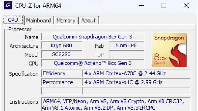 cpuid发布arm64版cpu-z版本