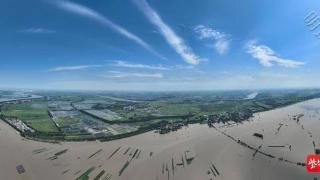 淮河江苏泗洪段水位持续上涨，超警戒水位