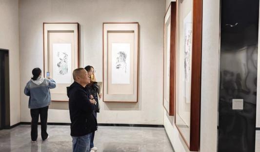 诗之余—宋唯源作品展在曹州书画院开展