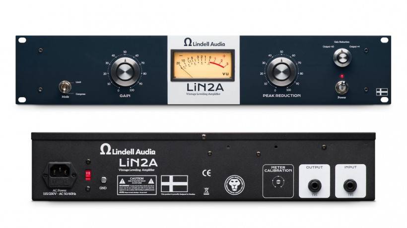 Lindell Audio LiN2A电子管压缩器经典UA LA-2A压缩器复刻版人声动态处理器