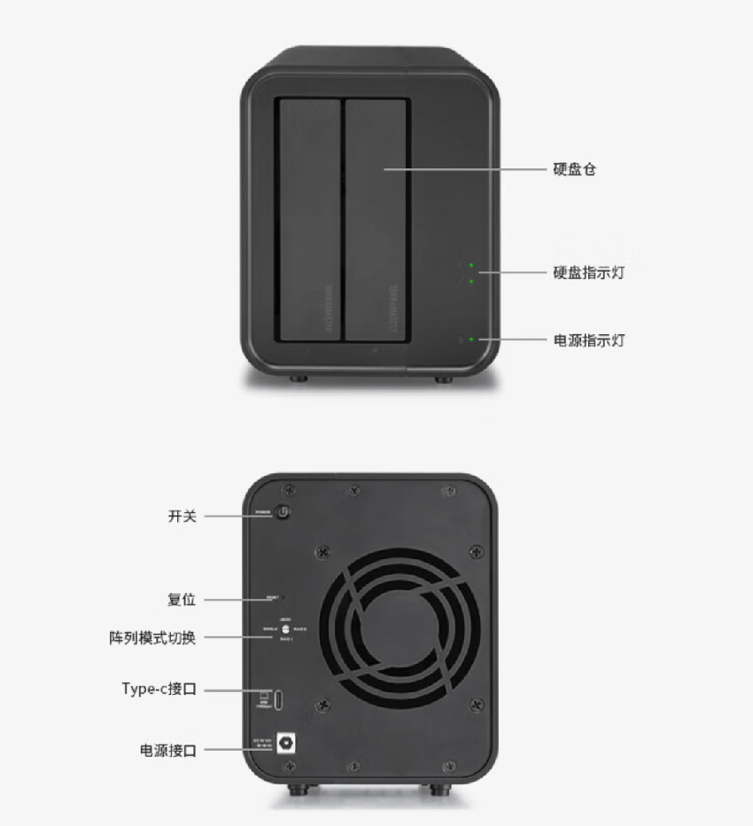 铁威马 D2-320 双盘位硬盘盒上架，首发 599 元