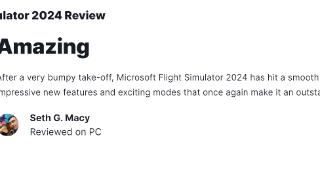 《微软模拟飞行2024》IGN 9分：想体验数百小时