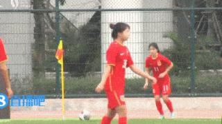 这球给劲！张晨茜爆射上角破门，中国U20女足领先！