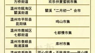 全省首批！浙江精品乡村市集名单出炉 好玩又好逛