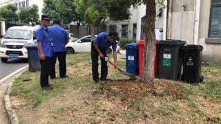 谷里城管用汗水守卫城市之美