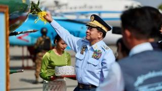 缅甸第77届空军建军日当天，新战机入役，国管委主席出席并致辞