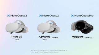 Meta Quest VR 头显降价