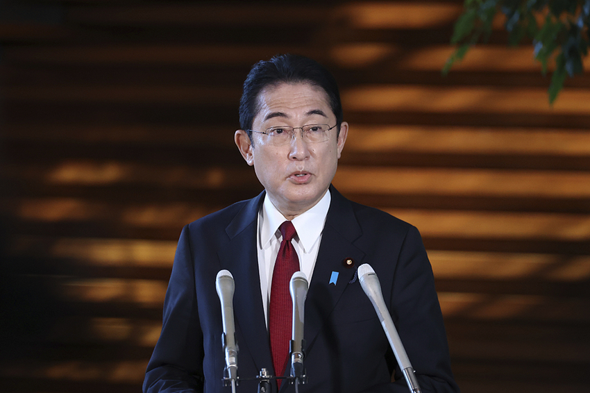 日本首相岸田文雄：希望增税来填补防卫费预算缺口