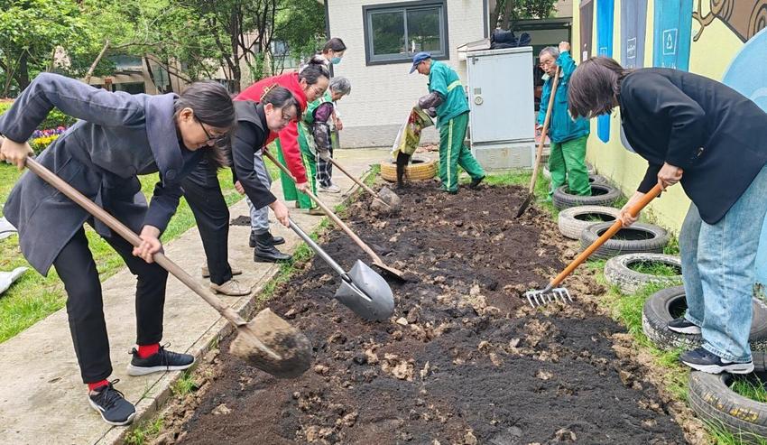 锦溪北社区建设“共享花园”打造多用途阵地