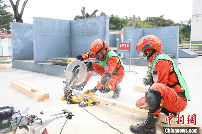 福建漳州：实战比武 锤炼应急救援能力