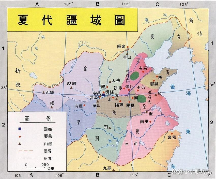 夏朝主要有哪些同姓方国，分别生活在什么地方，最后的结局如何？