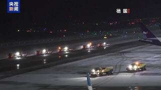 欧洲多国遭遇强降雪 交通受阻供电中断