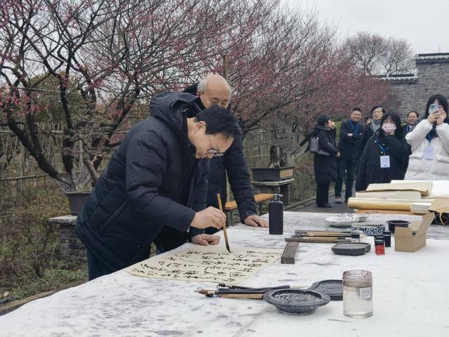 “文人雅集”赏梅，感受美丽乡村建设