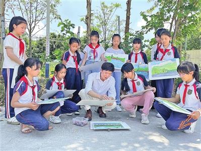 绿荫青影夏日新 乡村美景入画来