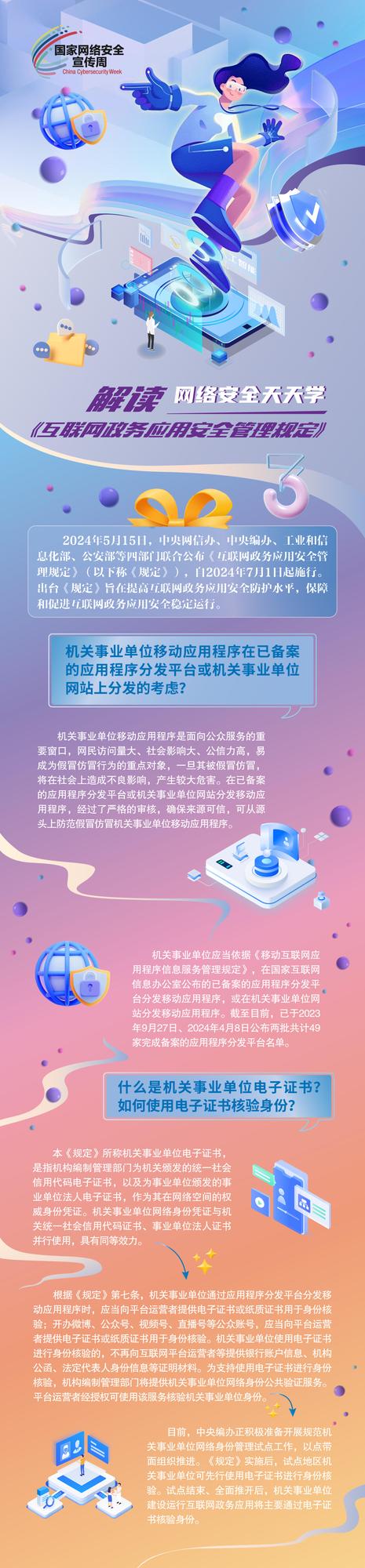 网络安全天天学｜一图看什么是机关事业单位电子证书？如何核验身份？