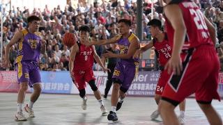 五一假期，金秀桐木镇的篮球赛热闹非凡