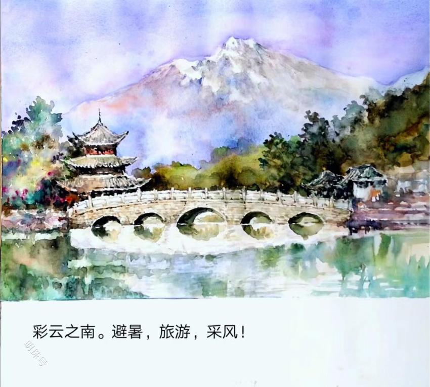 【画作赏析】杨国生水彩，绘就世界风情，心灵之旅，美不胜收