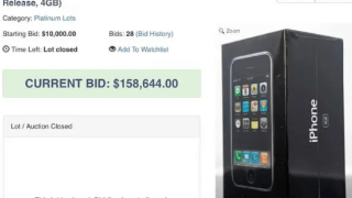 初代未拆封iPhone拍出113万! 雷军受刺激？发问“有人见过这个包装吗？”