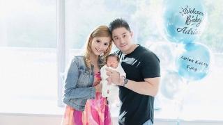 恭喜！香港女星许芷荧宣布生子，和老公四年抱三，正式封肚不再生