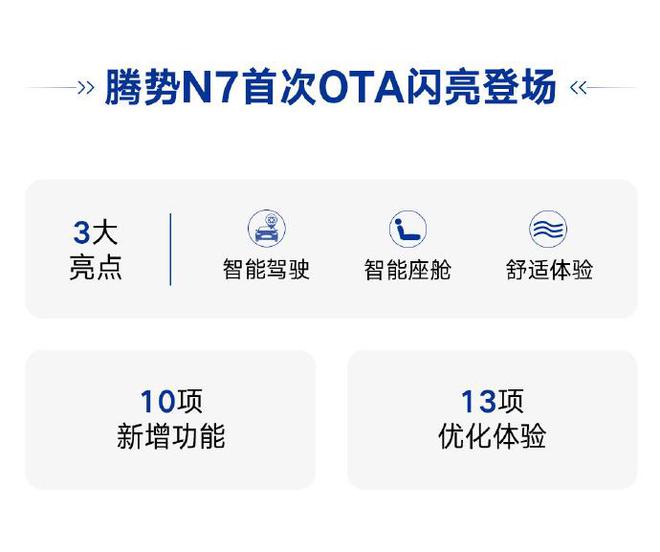 腾势n7首次ota升级：10项新增、13项优化