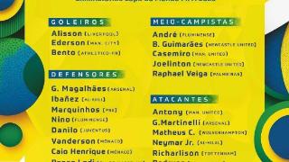 巴西世预赛大名单：内马尔领衔 维尼修斯、罗德里戈入选