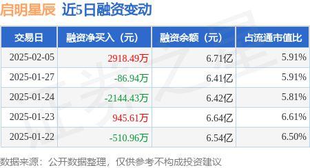 启明星辰：2月5日融资买入8690.08万元，融资融券余额6.76亿元