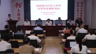 阜南县文化艺术学会2024年上半年总结与表彰大会圆满举行