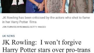 J·K·罗琳称拒绝接受道歉 不会原谅艾玛·沃森等电影主演