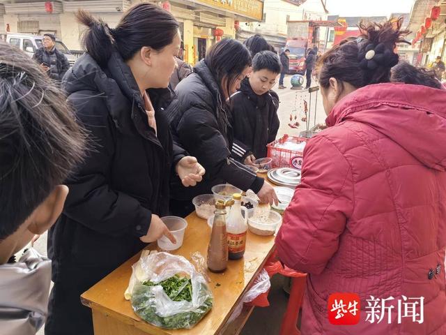 阜宁古河镇举办“寻味古河”新春传统美食节