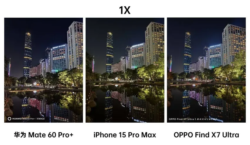 三大旗舰拍照对比：华为、苹果、OPPO，谁才是夜景的「王」