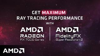 开启光追下游戏帧率超60FPS，AMD展示FSR2性能提升