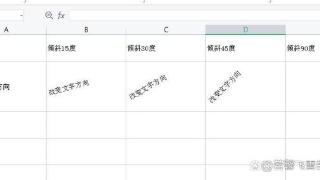 excel倾斜角度设置方法