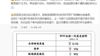 iQOO 13屏幕确认，这一次不是三星，是国产最强