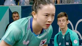 溃败！韩乒世界亚军0-4被横扫，奥运单打一轮游输45岁老将