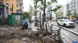 北京门头沟暴雨来袭