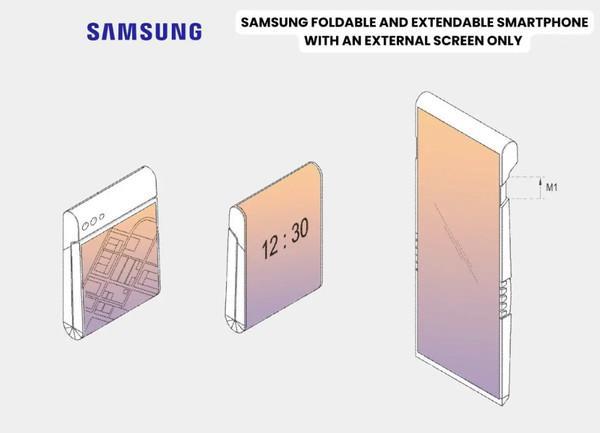 三星下一代小折叠屏手机专利曝光
