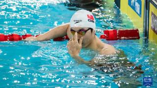 游泳——短池世锦赛:闫子贝打破男子50米蛙泳亚洲记录