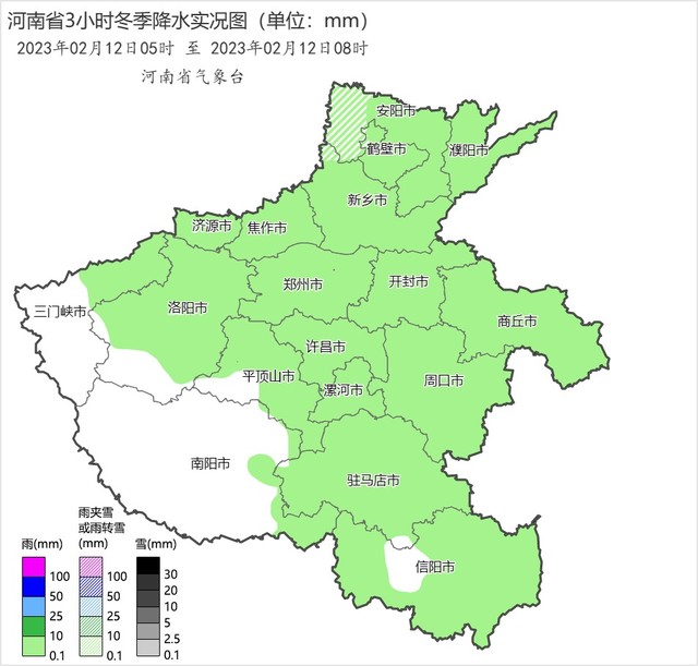 全省阴云密布小雨雪已上线，预计到14日我省将多阴雨雪天气