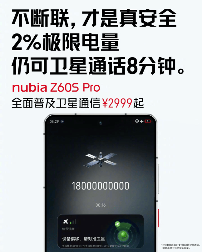 努比亚Z60S Pro直接杀疯，仅2999起