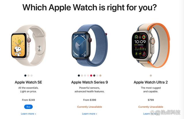 禁售数天后苹果新Apple Watch重新上架 但前途未卜